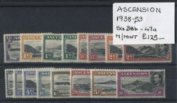 Ascension 1938-53 SG.38b-47a M/M