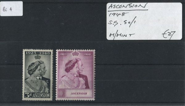 Ascension 1948 SG.50-1 M/M (Lot 3)