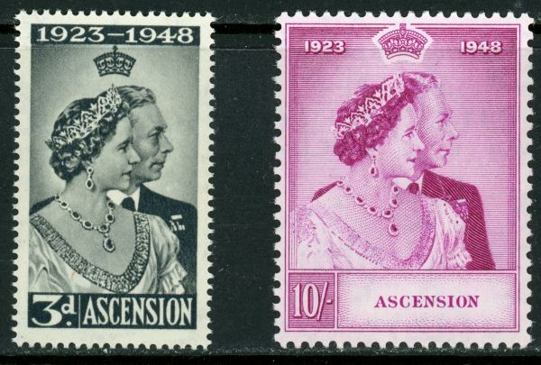 Ascension 1948 SG.50-51 U/M (Lot 2)