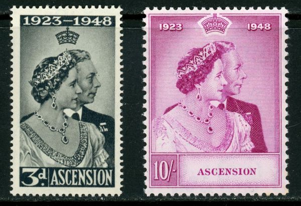 Ascension 1948 SG.50-51 U/M (Lot 3)