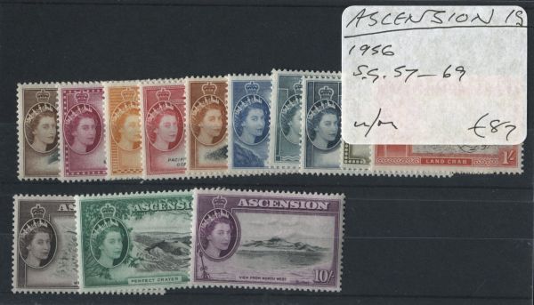 Ascension 1956 SG.57-69 U/M (Lot 2)