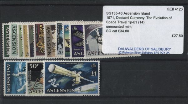 Ascension 1971 SG.135-48 Space U/M (Lot 2)