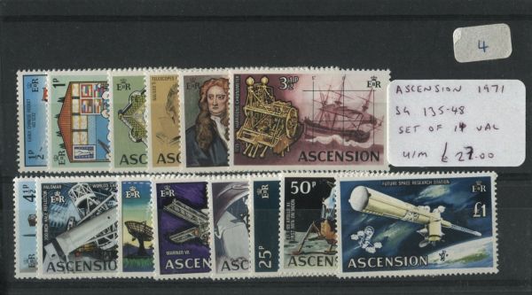 Ascension 1971 SG.135-48 U/M