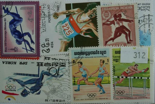 Athletics 25 Stamps (312)