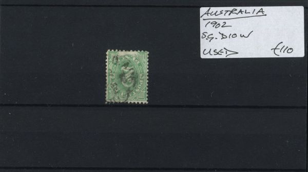 Australia 1902 SG.D10w Used