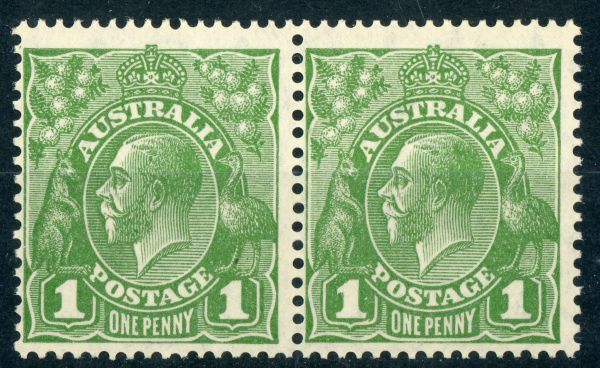 Australia 1926-30 SG.95 & 95a Die I & II pair M/M