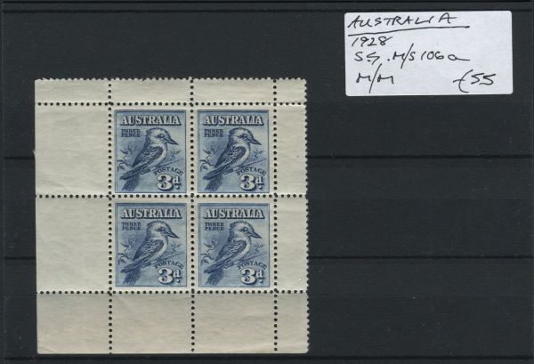 Australia 1928 SG.MS106a M/M