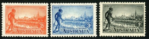 Australia 1934 SG.147-149 M/M