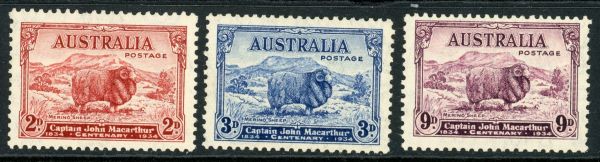 Australia 1934 SG.150-152 M/M