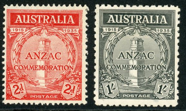 Australia 1935 SG.154-155 M/M