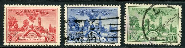 Australia 1936 SG.161-163 F/U (1)