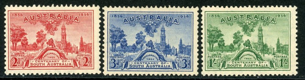 Australia 1936 SG.161-163 M/M