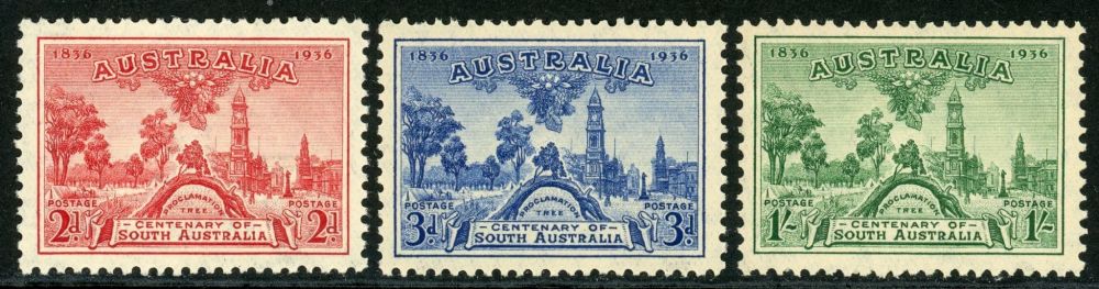 Australia 1936 SG.161-163 U/M