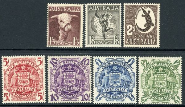 Australia 1948-56 SG.223-224d U/M