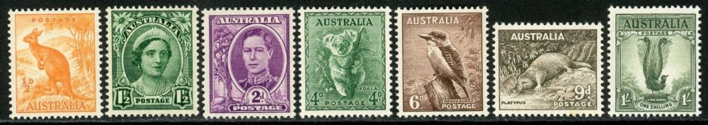 Australia 1948-56 SG.228-230d U/M