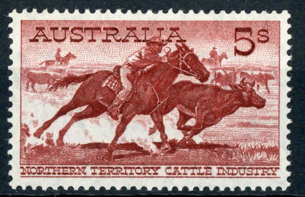 Australia 1964 SG.327a white paper U/M