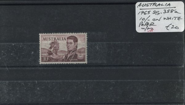 Australia 1965 SG.358a 10/- U/M