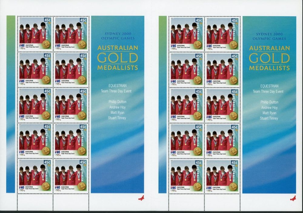 Australia 2000 SG.2027A-2042A U/M 16 sheets of 20 stamps (only 5 scanned)