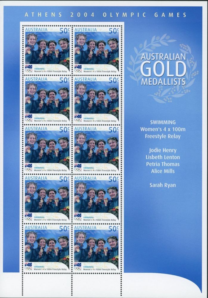 Australia 2004 SG.2406-2422 U/M 17 sheets of 10 stamps (only 5 scanned)