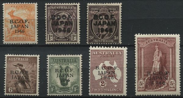 Australia / Japan 1646-47 J1-J7 M/M