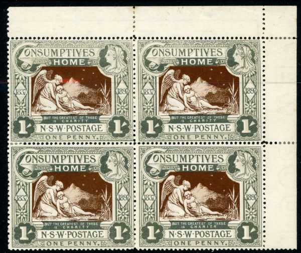 Australia / New South Wales 1897 SG. 280 Block of 4 Mint