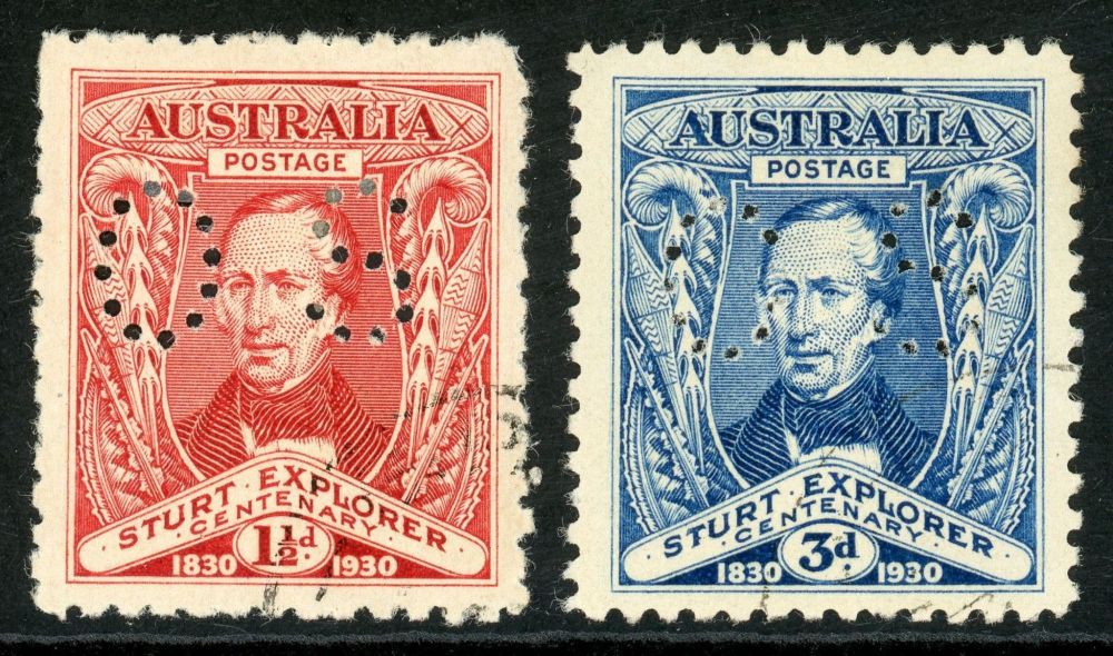 Australia / Official 1930 SG.O121-O122 F/U