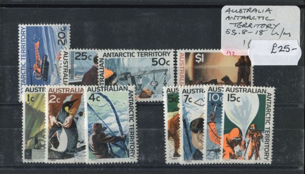 Australian Antarctic Ter. 1966 SG.8-18 U/M