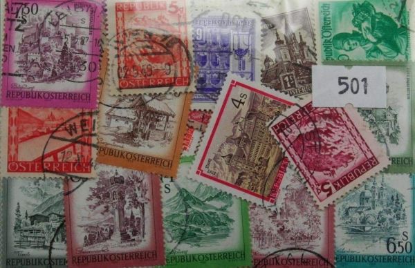 Austria 100 Stamps (501)