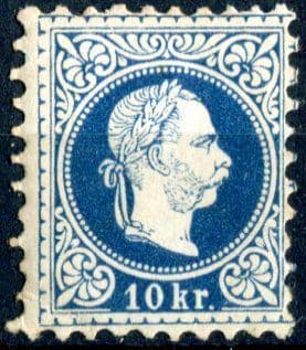 Austria 1874-1880 SG.63 M/M Perf 9