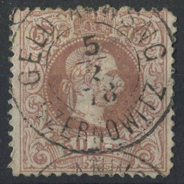 Austria 1880 SG.66 50K F/U