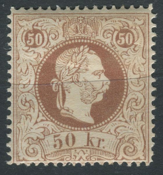 Austria 1880 SG.66d 50K Perf 13 M/M