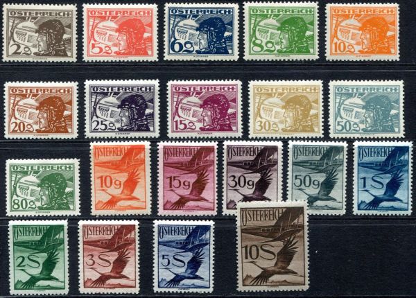 Austria 1925-1930 SG.616-635 M/M