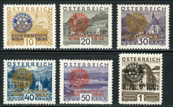 Austria 1930 SG.666-671 M/M (1)