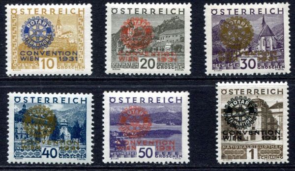 Austria 1931 SG.666-671 M/M (2)