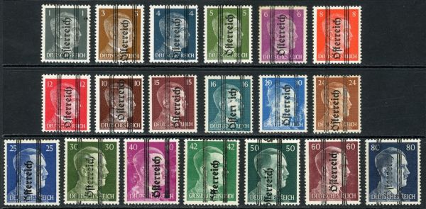 Austria 1945 SG.830-848 M/M mixed condition