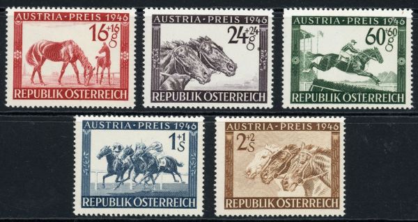 Austria 1946 SG.986-990 U/M