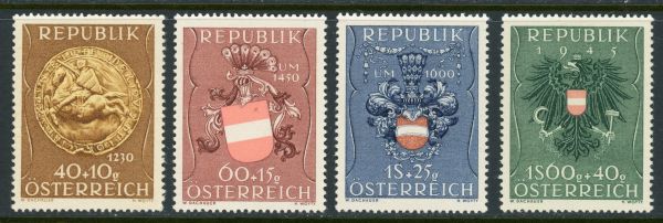 Austria 1949 SG.1170-1173 U/M