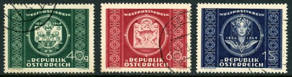 Austria 1949 SG.1175-1177 F/U