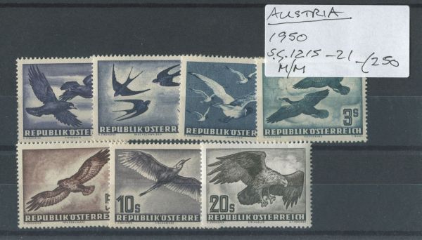 Austria 1950 SG.1215-21 M/M (Lot 2)