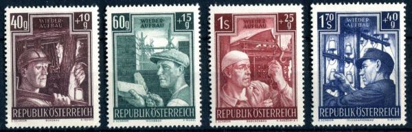 Austria 1951 SG.1225-1228 M/M