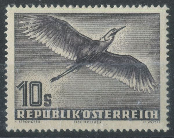 Austria 1953 SG.1220 Grey Heron M/M