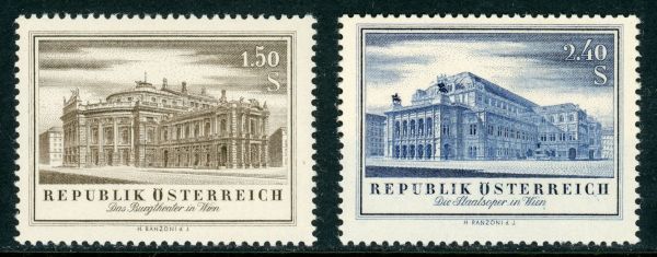 Austria 1955 SG.1277-1278 U/M