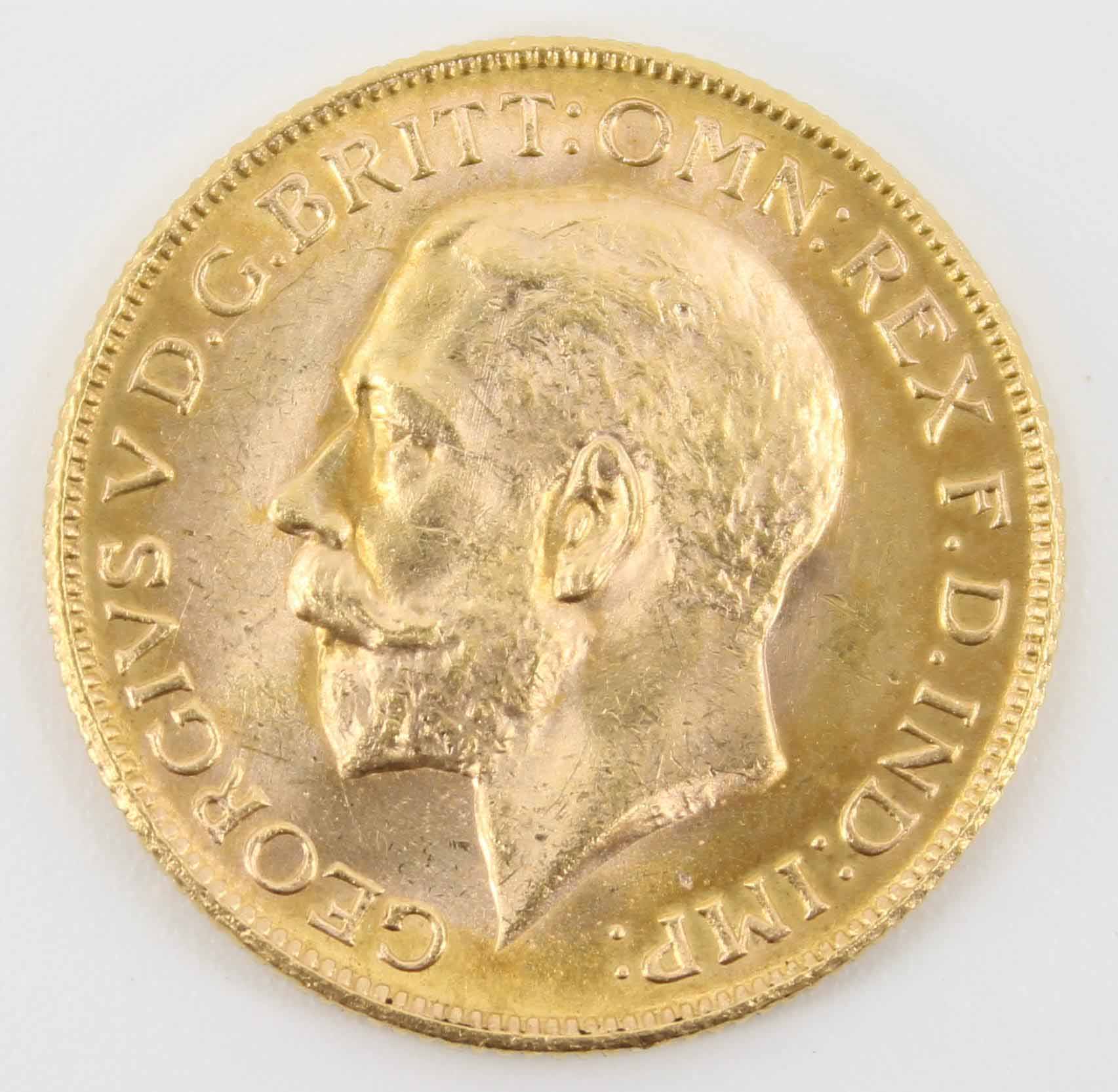 1928sa King George V Sovereign South Africa Mint