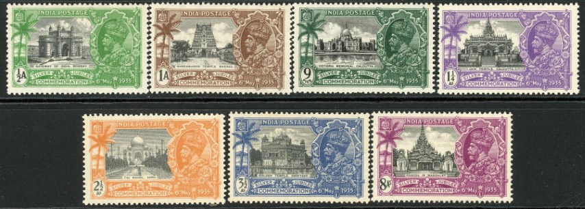 India 1935 SG.240-246 U/M