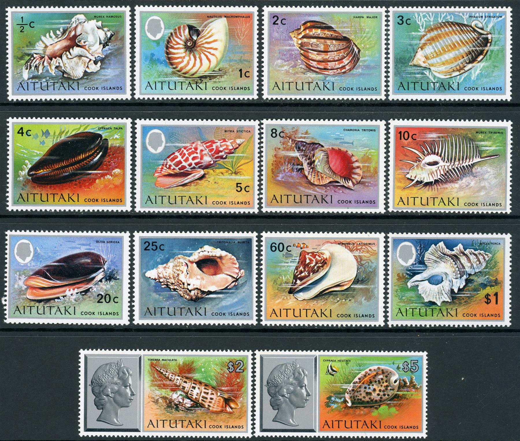 Aitutaki 1974-75 SG.97-110 U/M