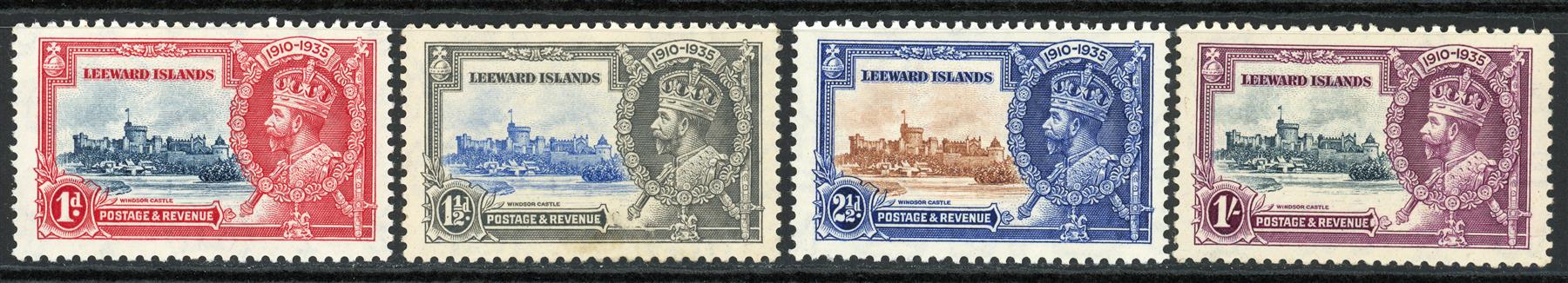 Leeward Islands 1935 SG.88-91 M/M