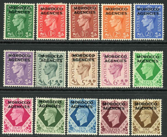 Morocco Agencies 1949 SG.77-93 M/M