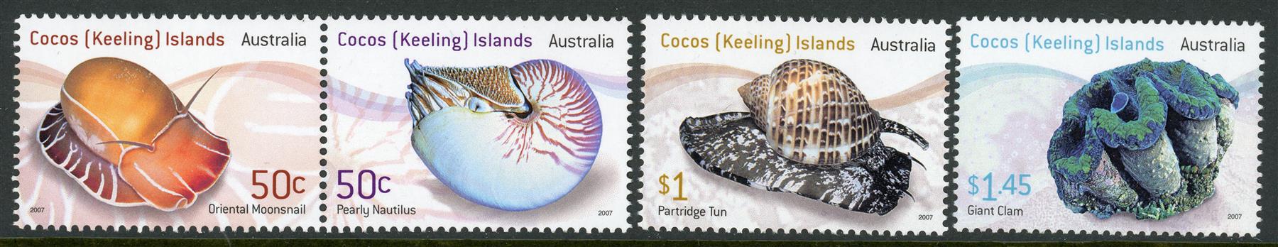 Cocos (Keeling) Islands 2007 SG.430-433 U/M