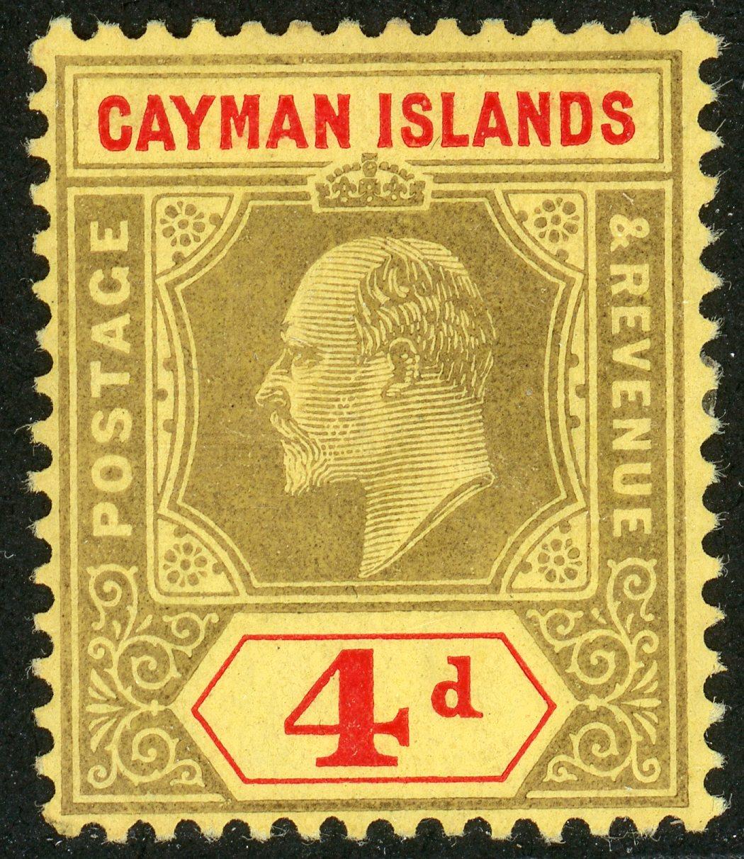 Cayman Islands 1908 SG.28 M/M