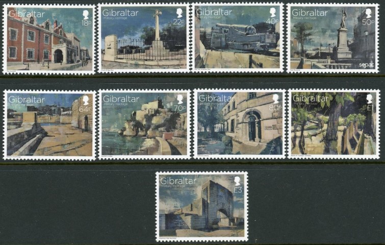 Gibraltar 2017 SG.1755-1763 U/M